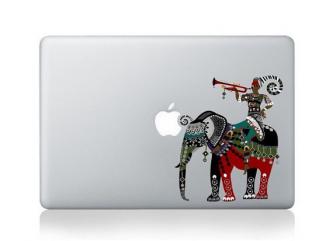 Premium Traditional Elephant Apple MacBook Decal s...