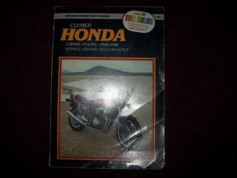 Honda CB 900 FOURS1980 1981 WORKSHOP MANUAL