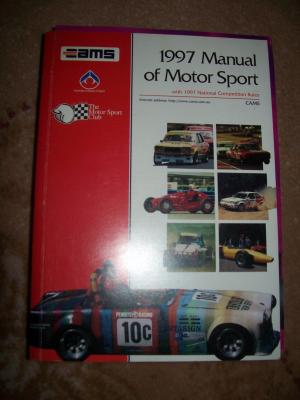 CAMS 1997 MANUAL OF MOTOR SPORT