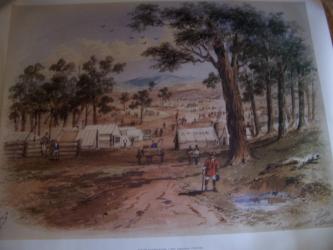 S T Gill Eaglehawk Gully c 1852 print