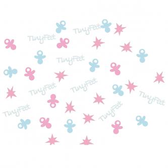 Tiny Feet Baby Shower Confetti