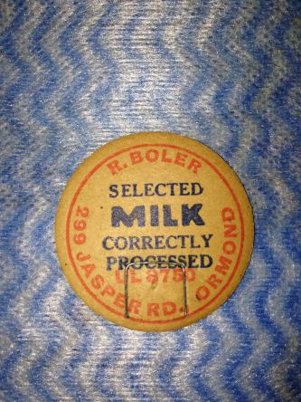 R.Boler Milk Bottle Top Stopper