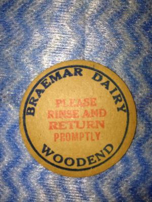 Braemar Dairy Milk Bottle Top Stopper Woodend