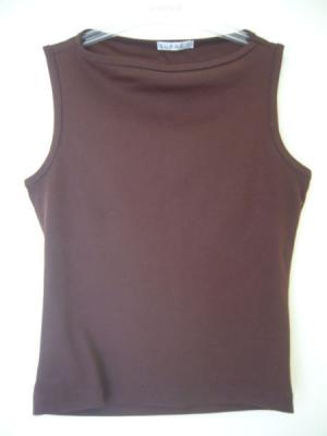 SUPRE Brown Sleevesless Top M but suits 6 8