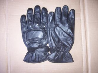 Mens Leather Mesh Motorcycle Motorbike Gloves