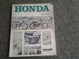 Honda MT 250 service manual