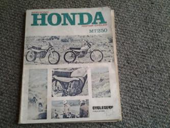 Honda MT 250 service manual