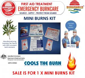 BURNSHIELD HYDROGEL BURNS GEL MINI BURNS KIT