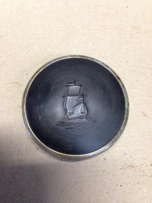 Plymouth Horn Button