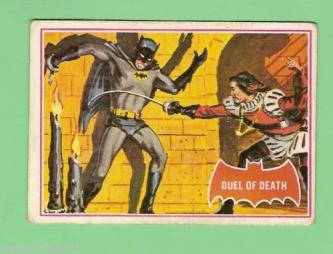 SCANLENS 1966 BATMAN RED BAT CARD 41a