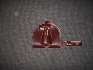 Light horse WWI Leather Horseshoe Case