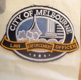 City of Melbourne Law Enforcement Officer Embroidered Patch