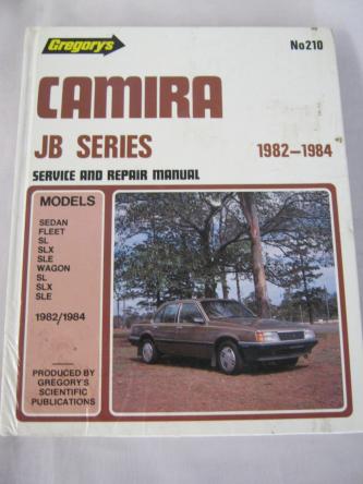 Holden Camira JB Series 1982-1984 Gregorys service and repair manual