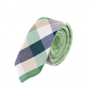 Mens Skinny Tie Green Striped Tie Party Wedding Groom Ties Gift Him