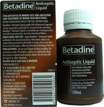 BETADINE BOTTLE