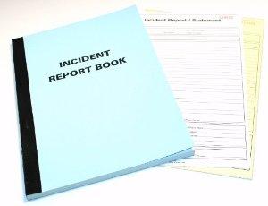 INCIDENT REPORT BOOK