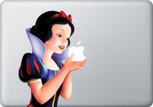 Snow White Apple MacBook Decal skin Air/Pro13