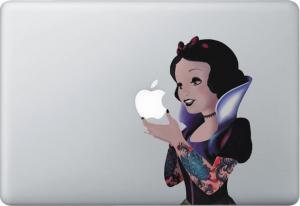 Snow White Apple MacBook Decal skin Air/Pro13