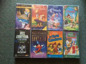 Bulk Lot of VHS Tapes