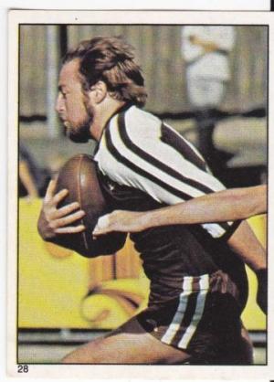 Scanlens 1984 Rugby League sticker #28 KEN WOLFFE - PENRITH