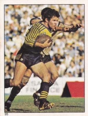 Scanlens 1984 Rugby League sticker #95 STEVE EDGE - PARRAMATTA