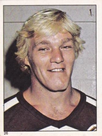 Scanlens 1984 Rugby League sticker #26 LEW ZIVANOV...