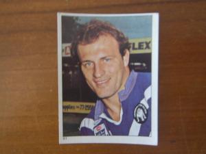 Scanlens 1984 Rugby League sticker #61 BRIAN BATTESE - CANTERBURY