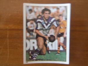 Scanlens 1984 Rugby League sticker #48 BILLY JOHNSTONE - CANTERBUR