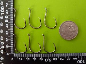 200 DFS size 2/0 Octopus CIRCLE Fishing Hooks Chemically Sharp