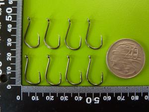 200x DFS size #4 Octopus CIRCLE Fishing Hooks Chemically Sharp