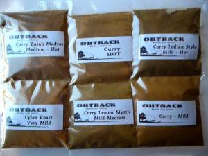 Curry Sample pack - 6 different curry blends.