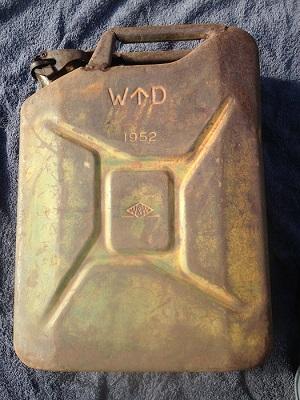 1952 Vintage Military Jerry Can Original