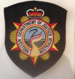 Department of Justice Western Australia Embroidered Patch