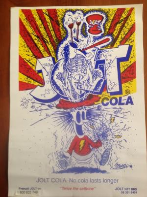 2x Jolt Cola Posters