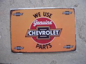 Chevrolet Vintage style Metal Tin Sign