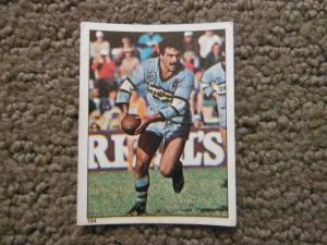 Scanlens 1984 Rugby League sticker #164 PAUL MERLO - CRONULLA