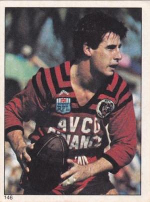Scanlens 1984 Rugby League sticker #146 PHIL RITCHIE - NORTHS