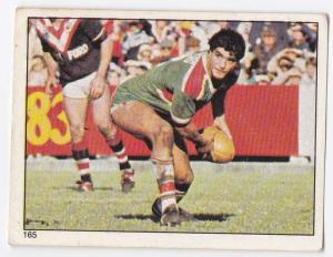 Scanlens 1984 Rugby League sticker #165 MARIO FENECH - SOUTHS