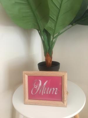 A5 Size Night Light, Stand Alone Picture Frame MUM Light Box