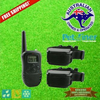 Petrainer PET998DR-2 Remote Dog Training Collar for 2 Dogs
