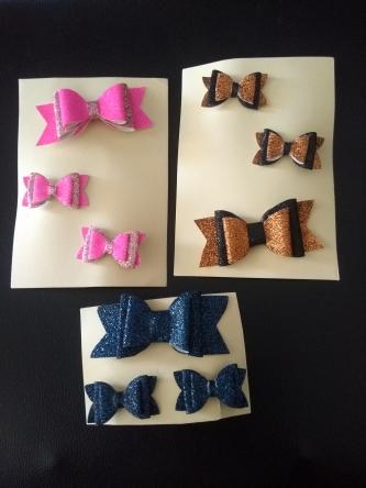 girls hair tie and clips