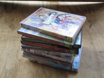 Stack of 10 DVD's mostly childrens titles .  $...
