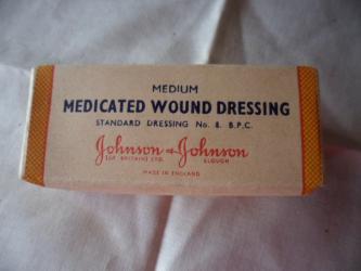 Vintage old Johnson & Johnson Wound Dressing