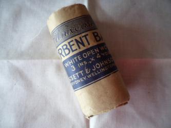 Vintage old Absorbent Bandage Medical Dressing