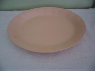 vintage Grindley ware England Peach Petal oval pink plate