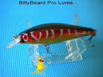 1x 85mm Lazer Shad Bream Bass Barra Trout Perch Fishing Lure -40