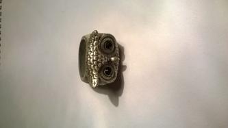 Vintage style jewellry - owl ring