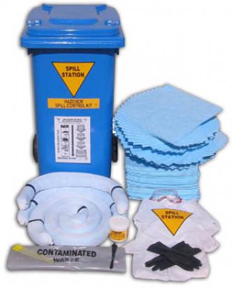 120 Litre General Purpose Chemical Spill Kit - Bin