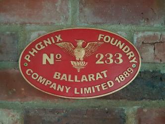 Phoenix Foundry Ballarat Railway Plaque